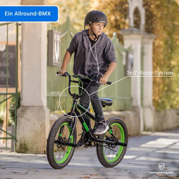 BMX-Rad Tokyo 20 Zoll BMX Fatbike 360° Rotor-System Freestyle – Bild 3
