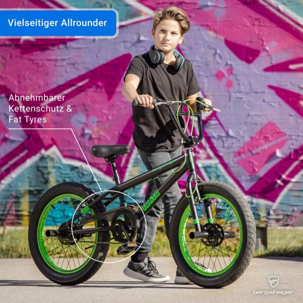 BMX-Rad Tokyo 20 Zoll BMX Fatbike 360° Rotor-System Freestyle – Bild 2
