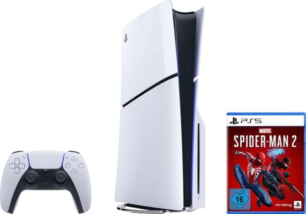 PLAYSTATION 5 Disk Edition (Slim) + MARVEL’S SPIDER-MAN 2