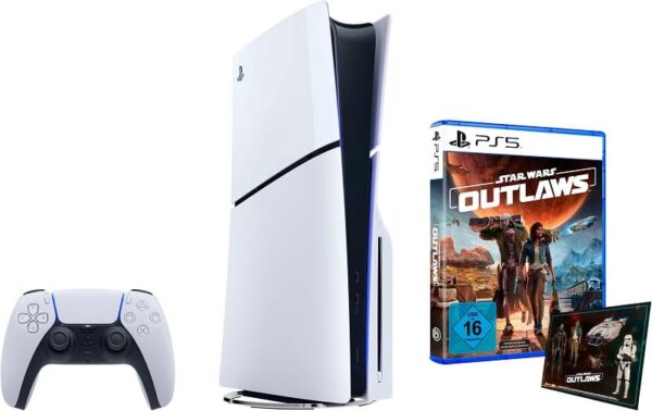 PLAYSTATION 5 Disk Edition (Slim) + Star Wars Outlaws